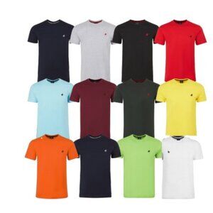 LOT OF 4 PACK ASSORTED COLORS 100% MENS T SHIRT